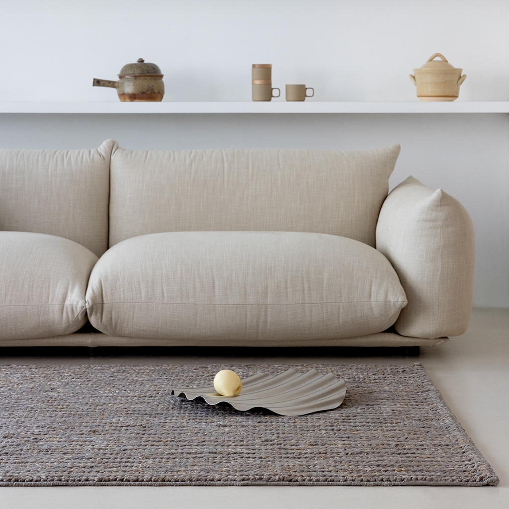 Tappeto Artigianato Treccia Pietra | Misura: 140 × 200 cm