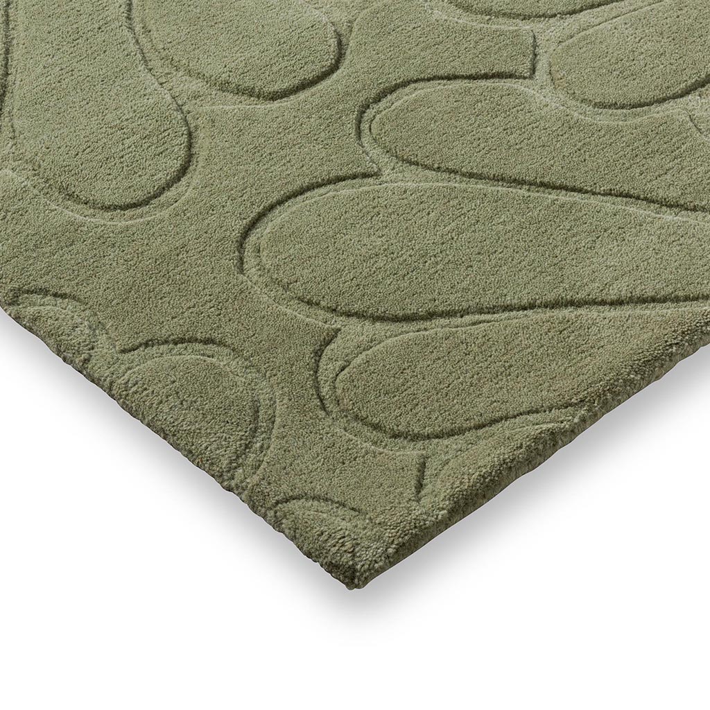 Tappeto Petali Coleby Verde Siepe