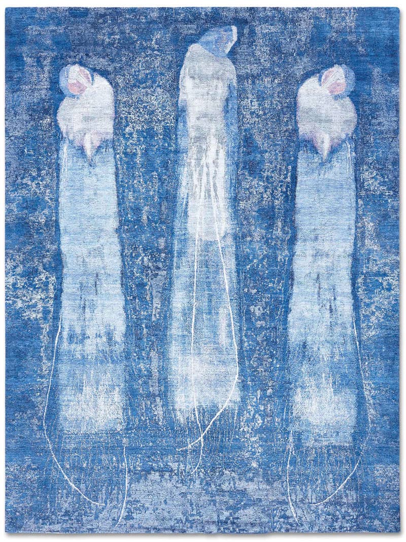 Tappeto Tessuto Tre Uccelli | Misura: 183 x 274 cm
