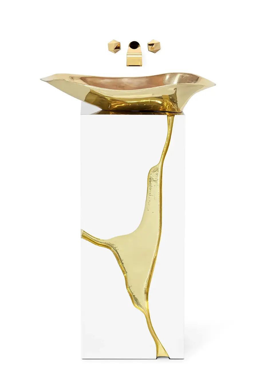 Lavabo A Colonna Crystal Flow
