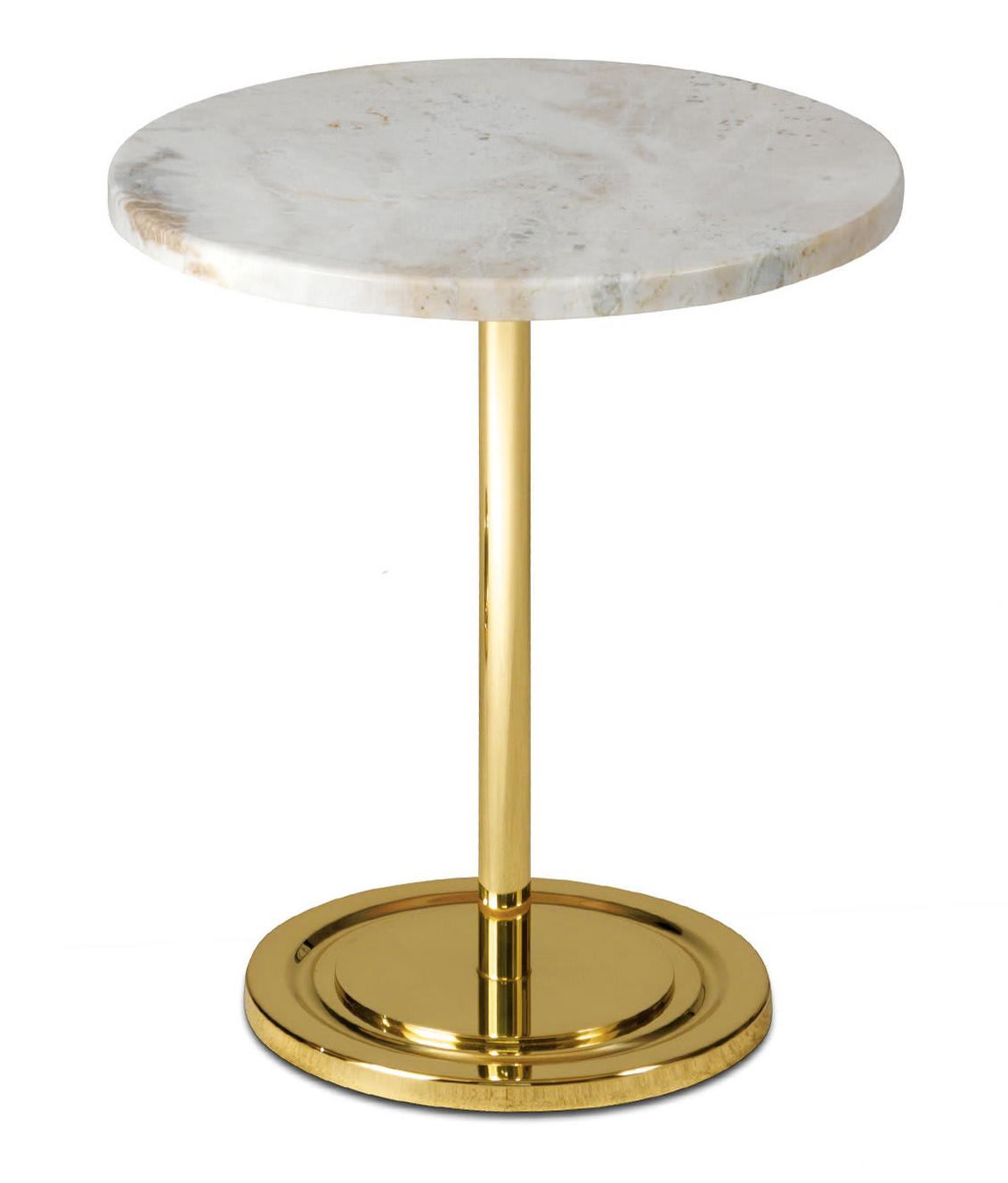 Tavolino Basso con Piano in Marmo