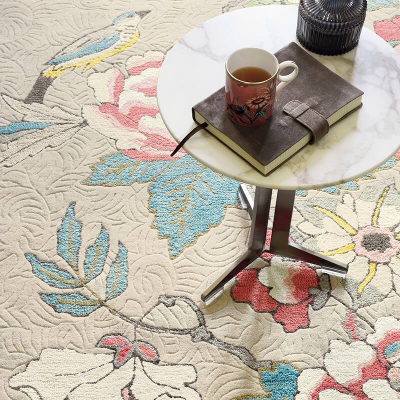 Tappeto Peonia Corallo 37902