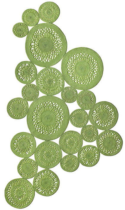 Tappeto Rope Verde Indoor/Outdoor | Misura: 160 x 230 cm