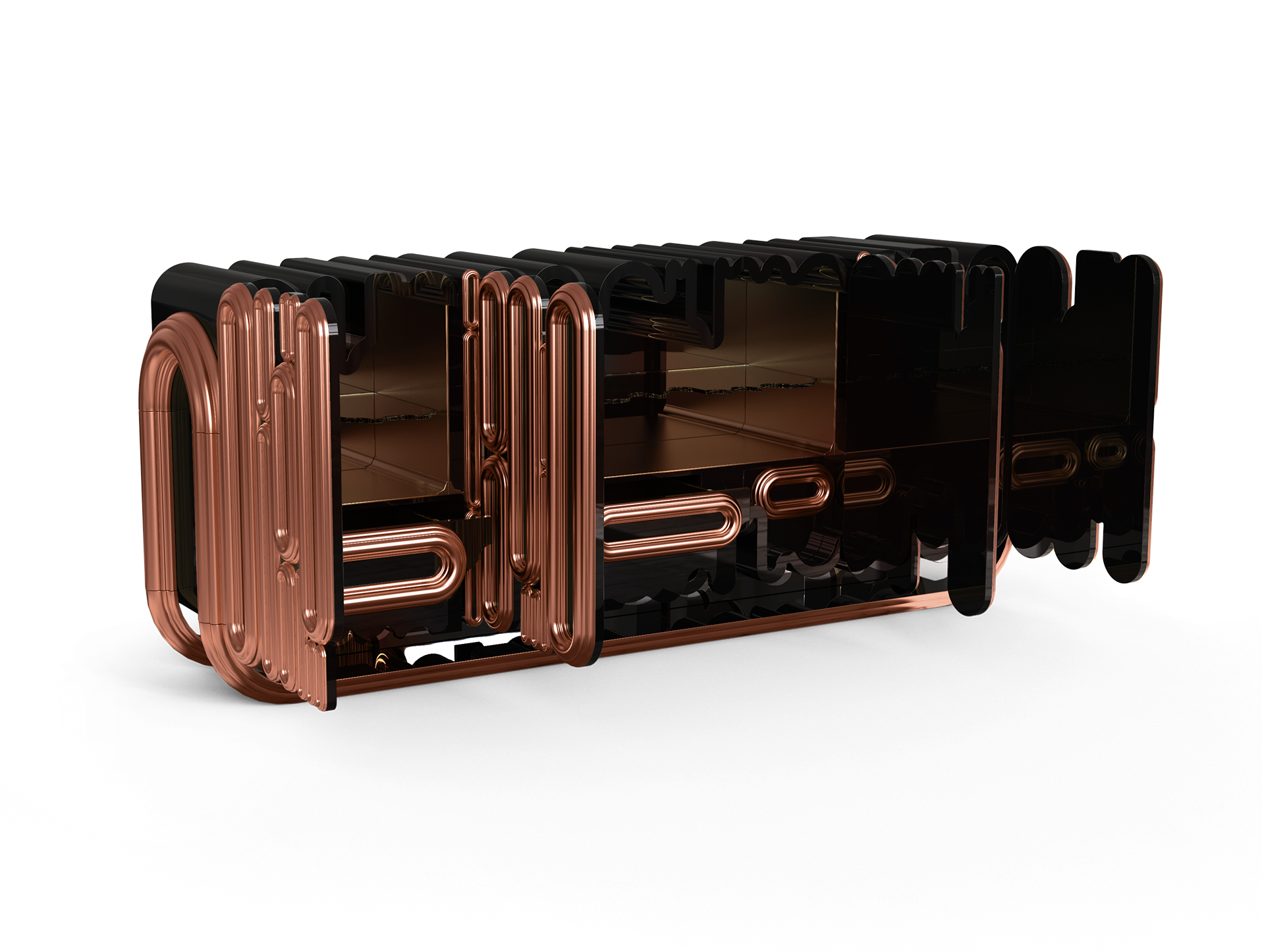 Credenza in Rame Ellipse