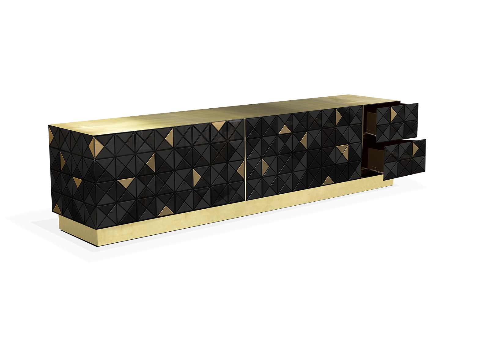 Mobile TV Nero & Oro Mosaic