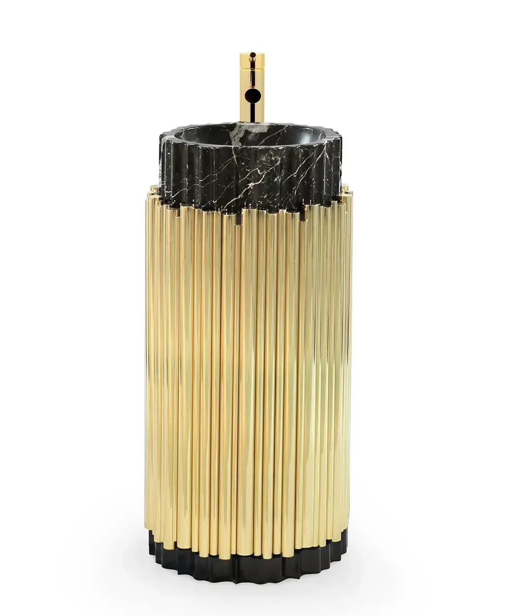 Lavabo A Colonna Harmony Black / Gold