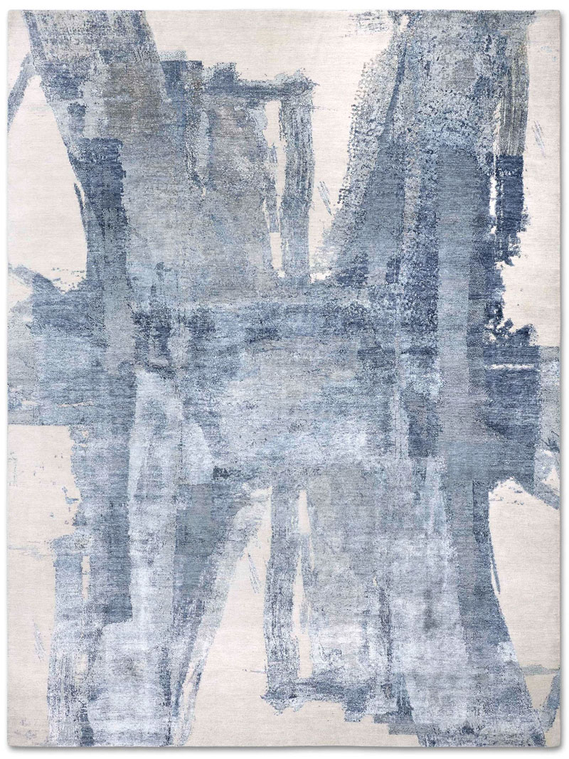 Tappeto Tessuto Blu Grigio | Misura: 170 x 240 cm