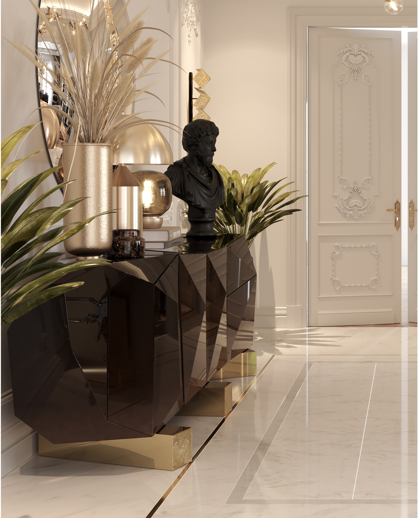 Credenza XL Cioccolato Prism