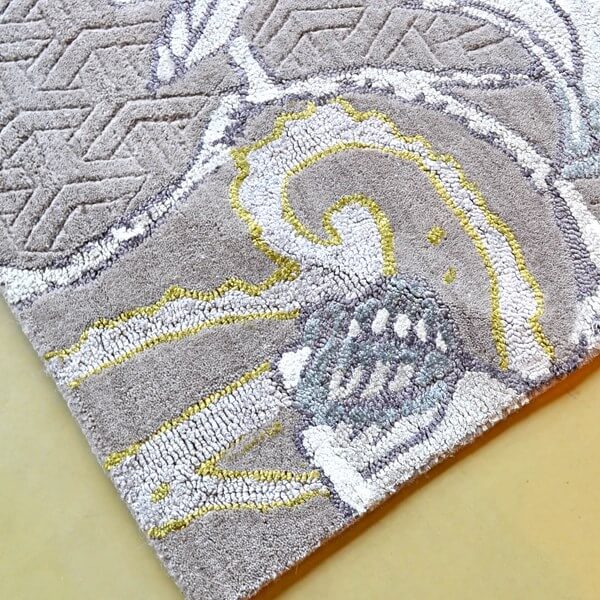 Tappeto Fable Floral Grey 37504
