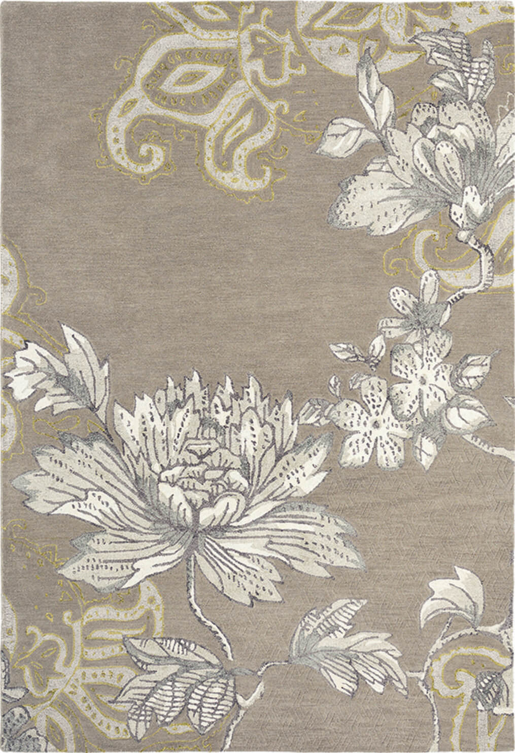 Tappeto Fable Floral Grey 37504
