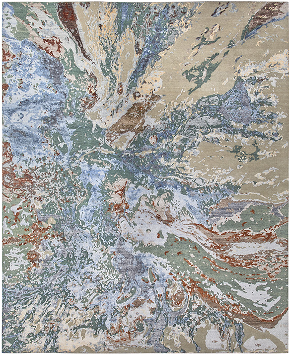 Tappeto Designer Astratto Annodato a Mano | Misura: 200 x 300 cm