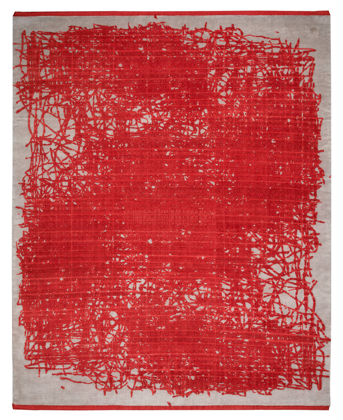 Tappeto Grid Enjoy Rosso | Misura: 400 x 500 cm