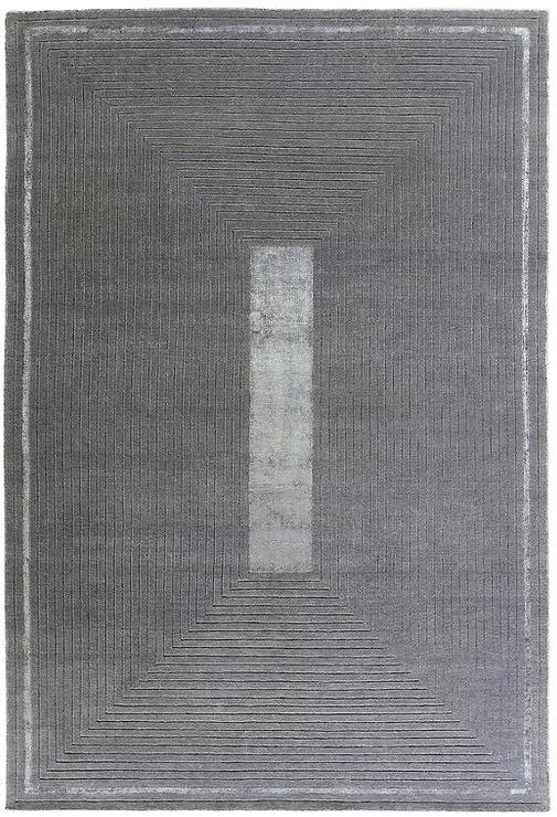 Tappeto Grigio Cornice