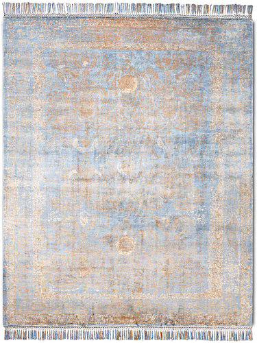 Tappeto Lusso Oro/Blu