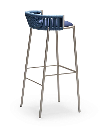 Sgabello da Bar da Esterno Millie SG-80 Blu