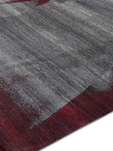 Tappeto Annodato Red Wood