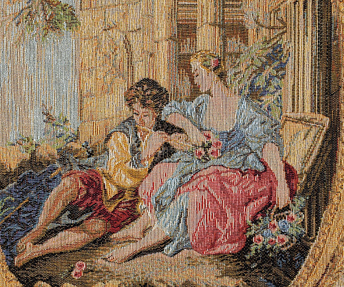 Arazzo Serenata in Stile François Boucher
