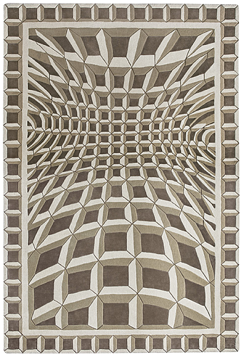 Tappeto Illusion Intrecciato a Mano Indiano