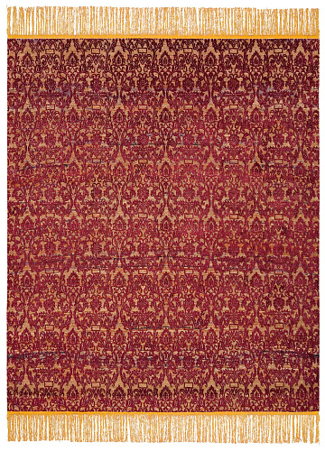 Tappeto Roma Radi Arancione Rosso