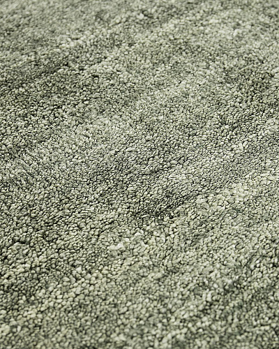 Tappeto Seta Bambù Verde Puro