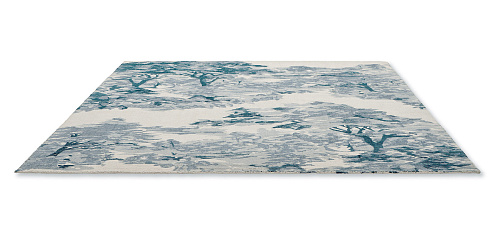 Tappeto Landscape Toile Azzurro Chiaro