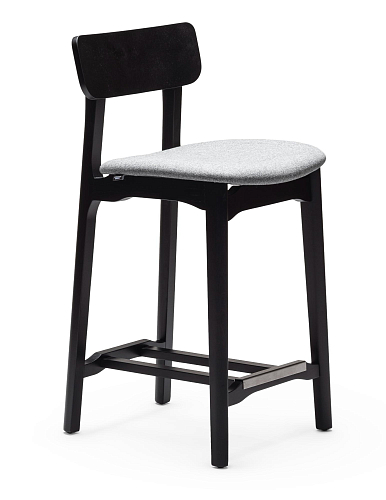 Sgabello da Bar in Legno Cacao SG-65