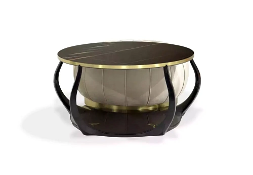 Enlace Tavolino Marmo Sahara Noir