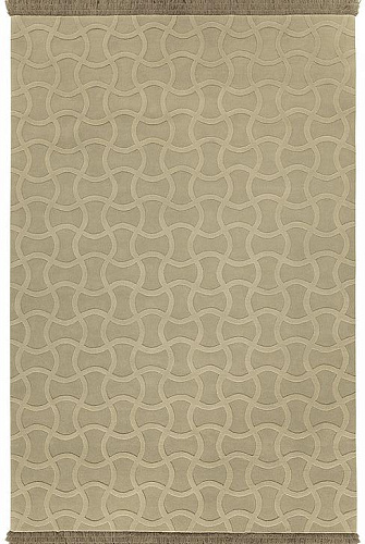 Tappeto Seta Banana Terracotta