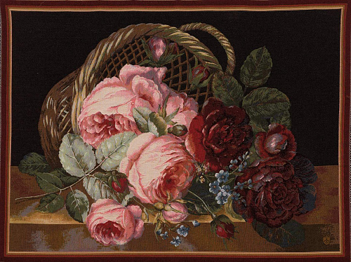 Arazzo Mazzo di Fiori in Seta