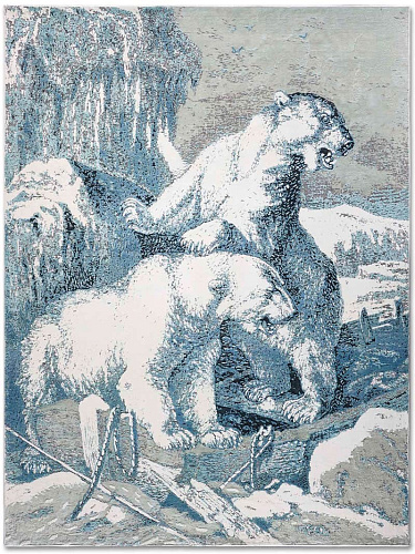 Tappeto Tessuto Orso Polare