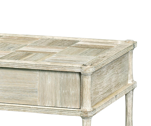 Tavolino laterale con cassetto Bywater Washed Acacia