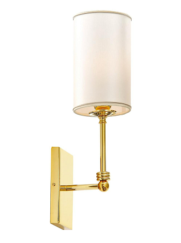 Applique in Ottone Oro Lucido con Paralume