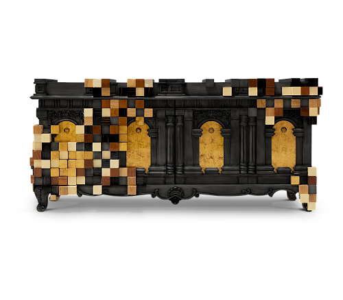 Credenza Nera Trafalgar