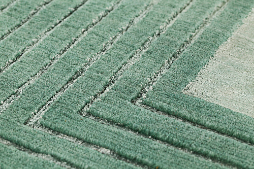 Tappeto Verde Cornice