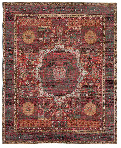 Tappeto Mamluk Columbus Rosso
