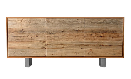 Credenza 3 Ante Materia Ontano