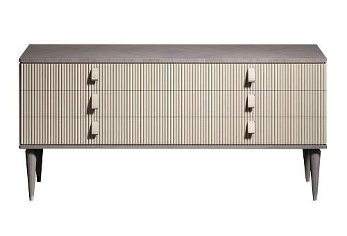Cassettiera Beige e Grigia Cocoon