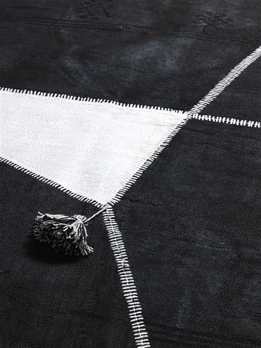 Tappeto Patchwork Canapa Black Is Black