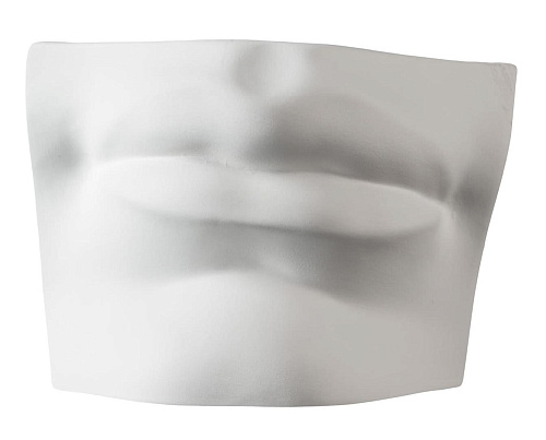 Scultura Bocca di David Bianca