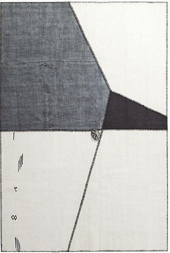 Tappeto Patchwork Canapa White For Three