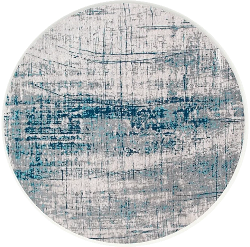 Tappeto Rotondo Bronx Azurite 8421