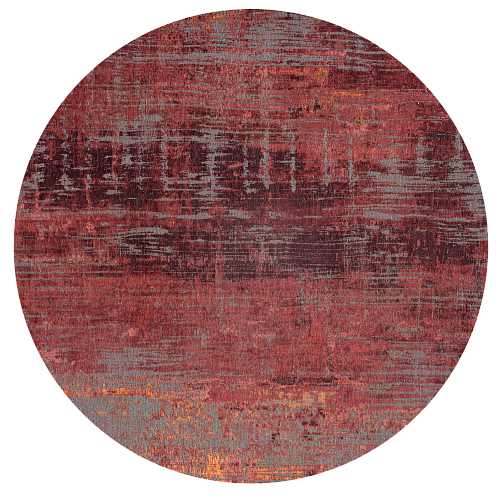 Tappeto Rotondo Nassau Red 9125