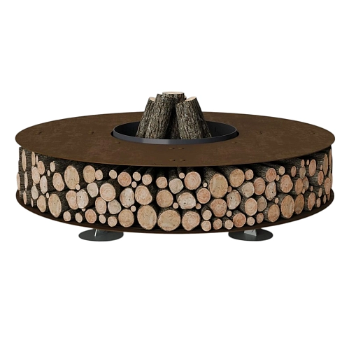 Braciere Zero in Acciaio Corten