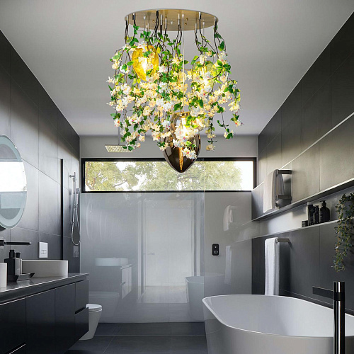 Lampadario Crystal Egg Cascade