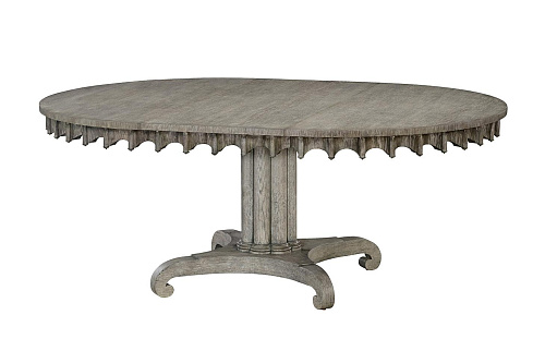 Tavolo da pranzo ovale Longwood Greyed Oak