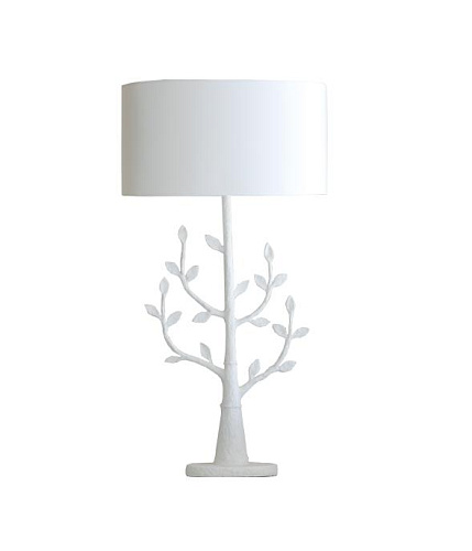 Lampada da tavolo Millana con finitura gesso