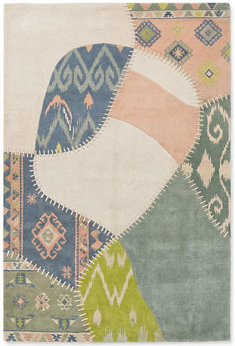 Tappeto Textile Fragments Green