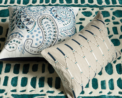 Cuscino Lima Indigo 60 × 40