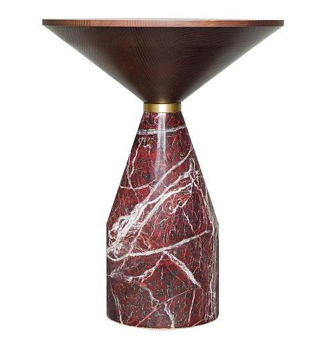 Tavolino Cino in Marmo Rosso