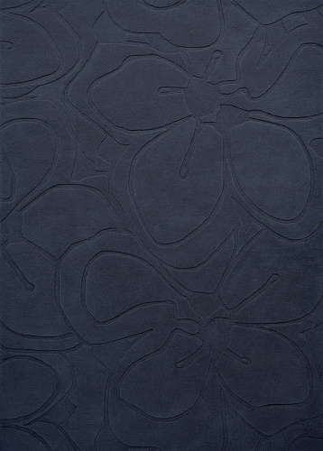 Tappeto Romantic Magnolia Blu Scuro